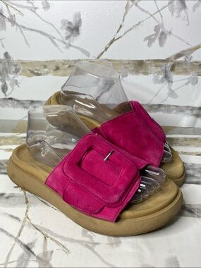 Gabor Big Buckle Slide Sandals